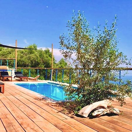 House Teigan Of Villa Intaba Breath Taking Sea Views Corfiot Riviera Corfu Island Greece With Pool Close To Ipsos Beach Pyrgi  Esterno foto