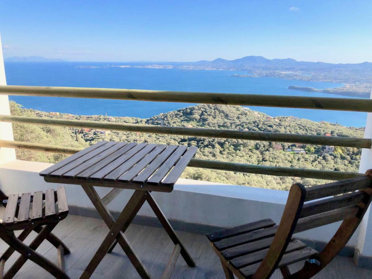 House Teigan Of Villa Intaba Breath Taking Sea Views Corfiot Riviera Corfu Island Greece With Pool Close To Ipsos Beach Pyrgi  Esterno foto